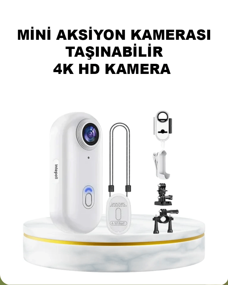 4K WiFi Spor Kamerası Su Geçirmez Mini Aksiyon Kamera