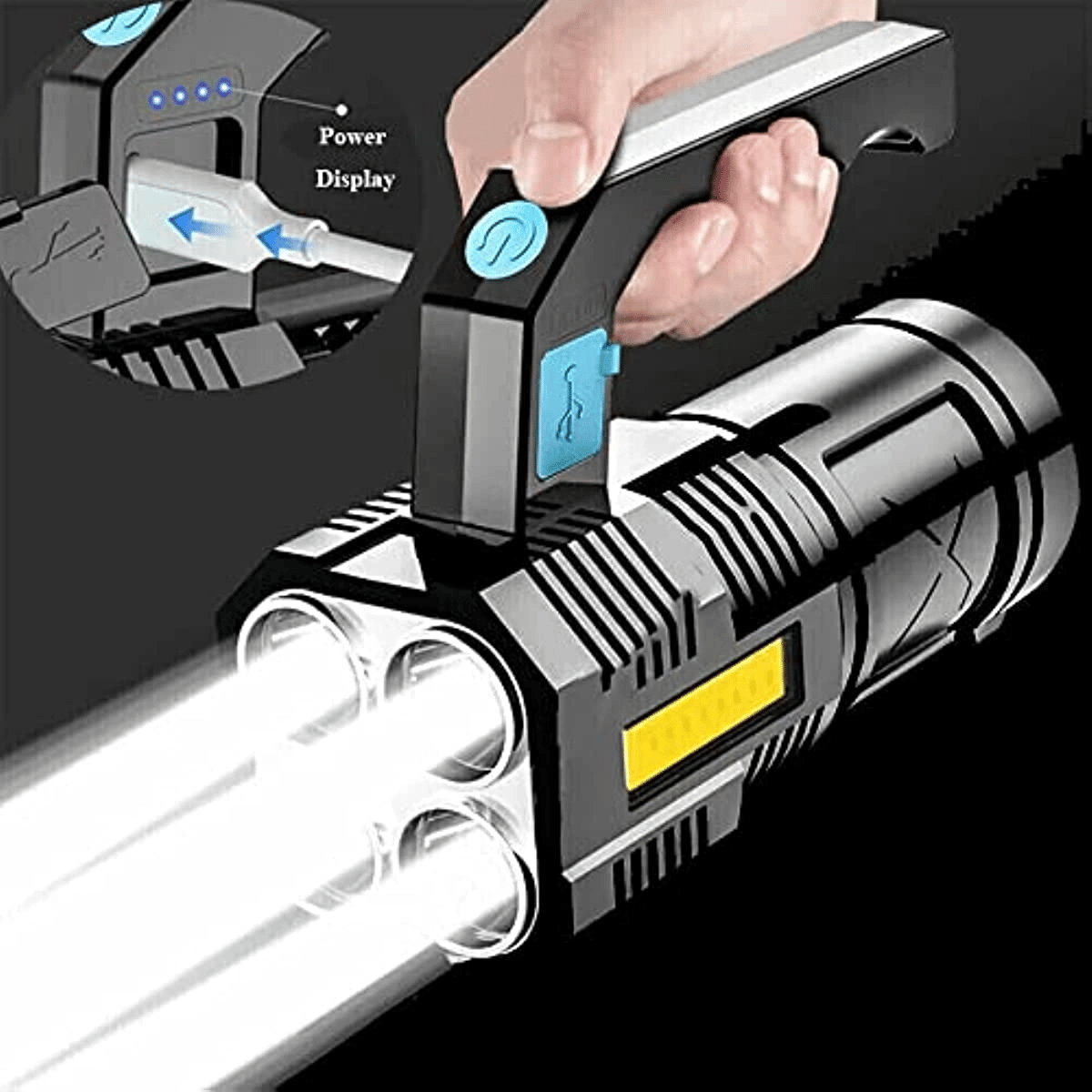 5w Usb Şarjlı El Feneri Bx40