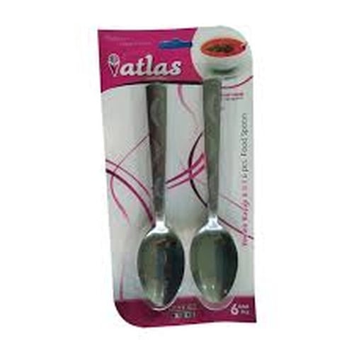 6 Parça  Metal Yemek Kaşık Bx40