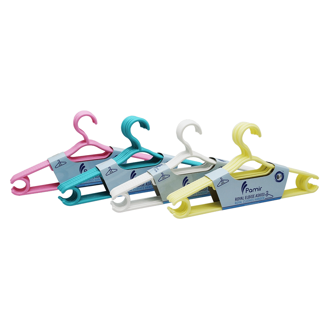 6 Parça  Royal Elbise Askı Bx40