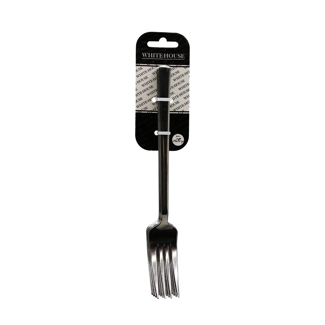 6 Parça Eko Çubuk Sade Metal Yemek Çatal 2mm Bx40