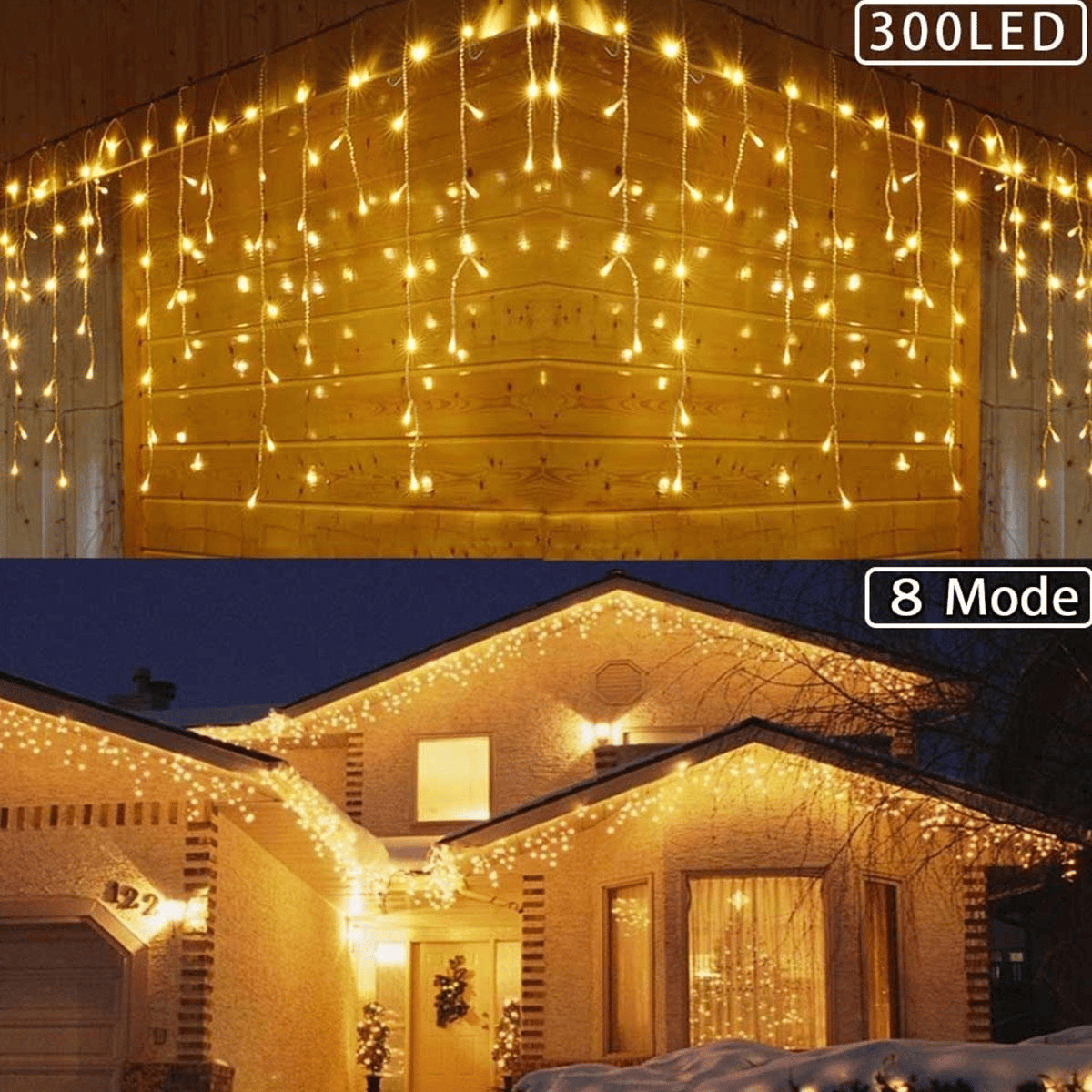 8 Fonksiyonlu 16 Saçaklı Perde Led 3 X 1 (günışığı) Bx40