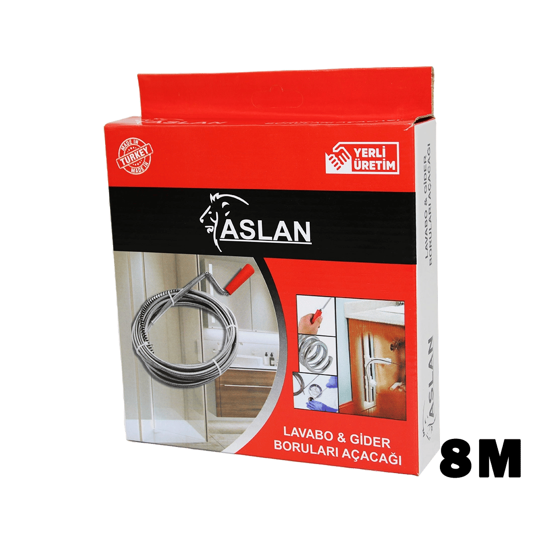 8mt Susta Spral Lavabo - Gider Açar Bx40