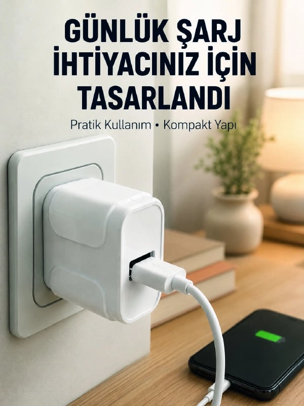 Akıllı Güvenlik Korumalı USB Şarj Başlığı 12W Güç Çıkışı