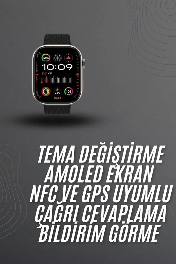 Akıllı saat 2.02 inch Nabız Ölçer Arama Konuşma Müzik Dinleme