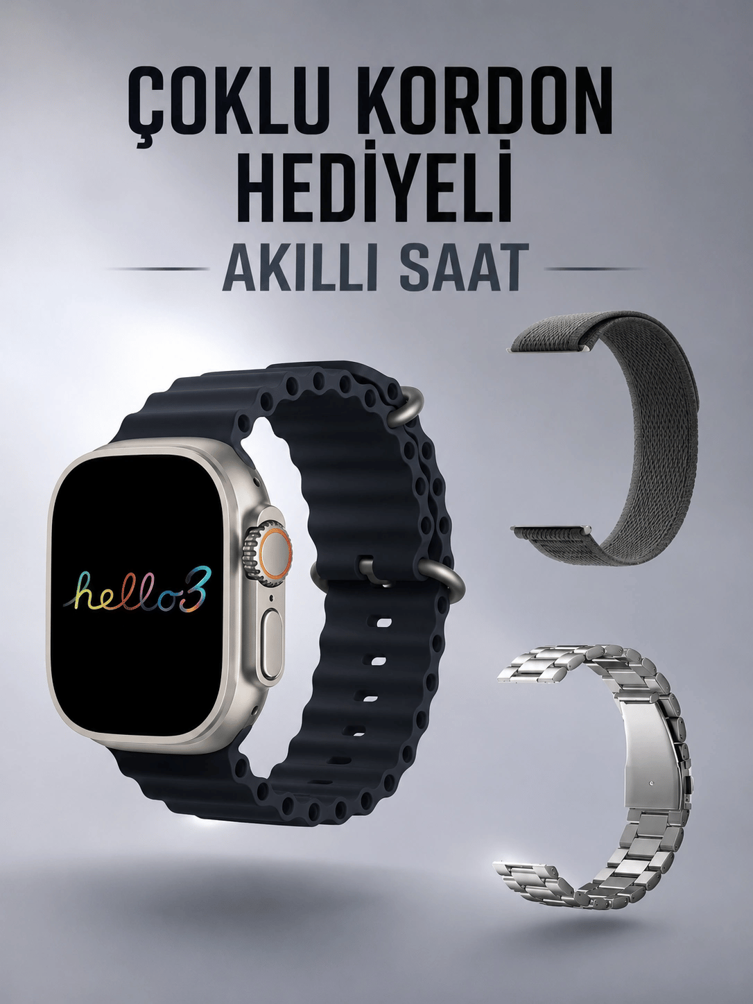 Akıllı Saat Yeni Nesil Bluetooth Bağlantılı Uyku Sağlık Takibi GPS Ve NFC Uyumlu