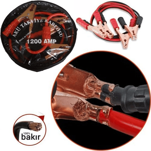 Akü Takviye Kablosu 1200 Amper (taşıma Çantalı) Bx40