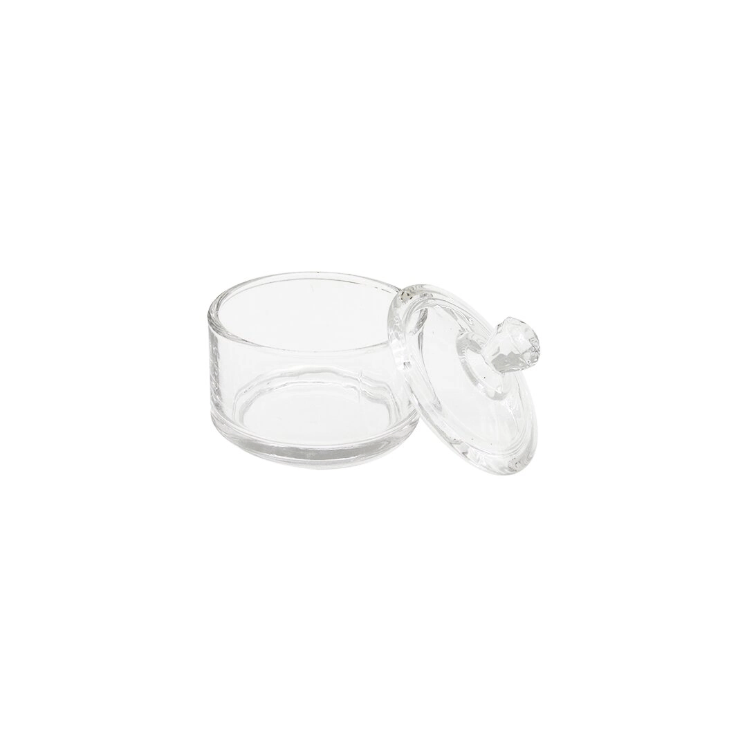 Akut-12268 Mini Kapaklı Cam Şekerlik 90ml Bx40