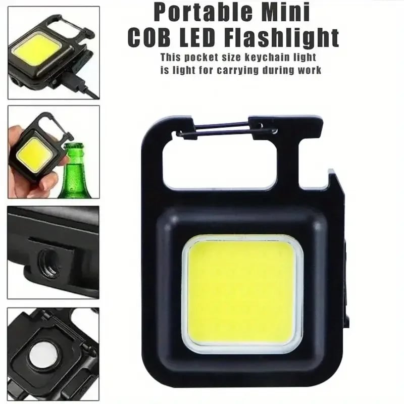 Anahtarlıklı Fener Fener Cob Led Bx40