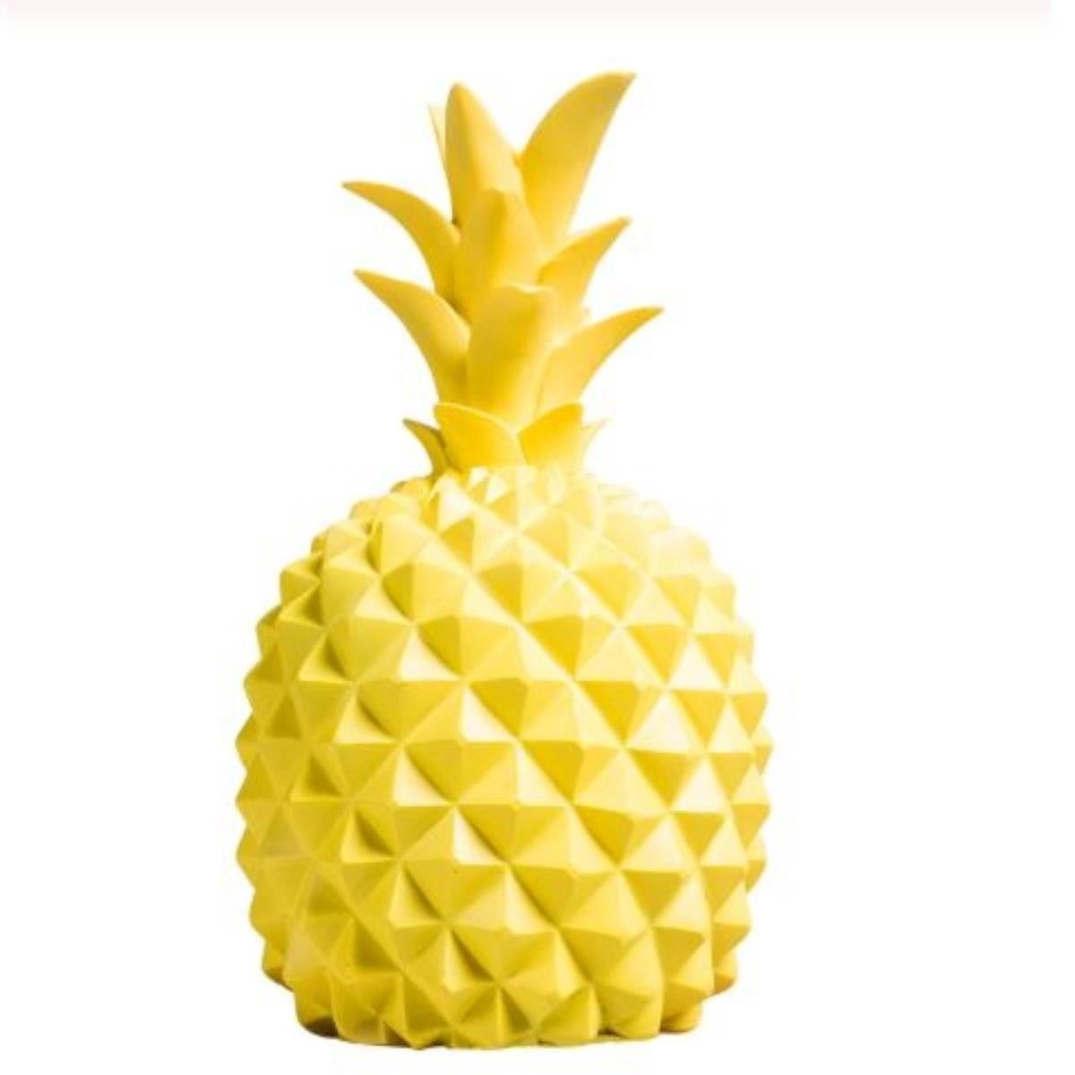Ananas Şeklinde Desenli Büyük Boy Pilli Masa Ve Gece Lambası Bx40