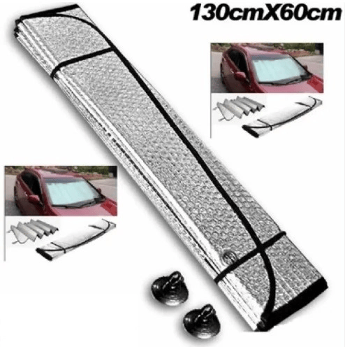 Araba Ön Cam Güneşliği 130*60 Cm Parlak Bx40