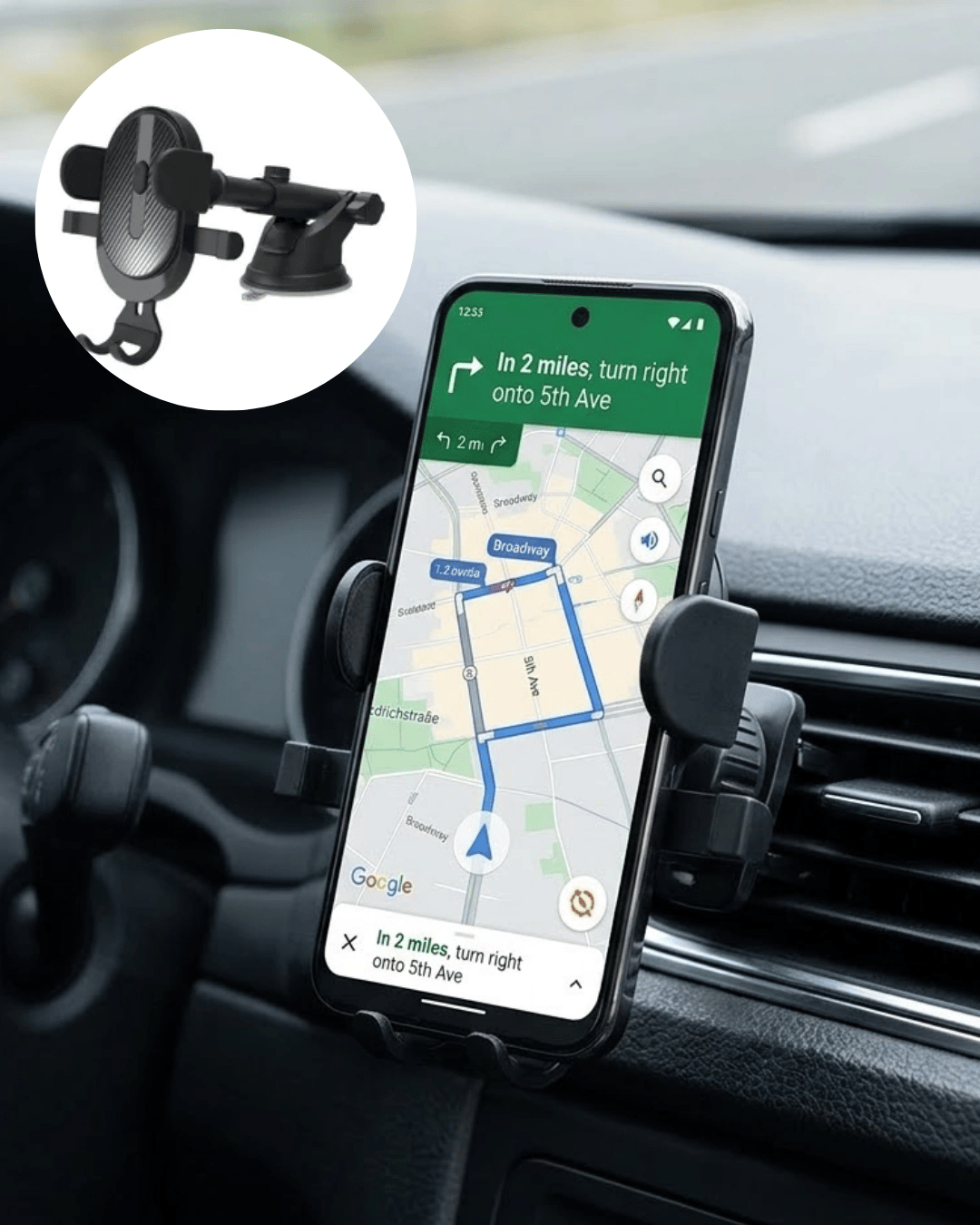 Araç İçi Telefon Tutucu Havalandırma Izgara Telefon Standı