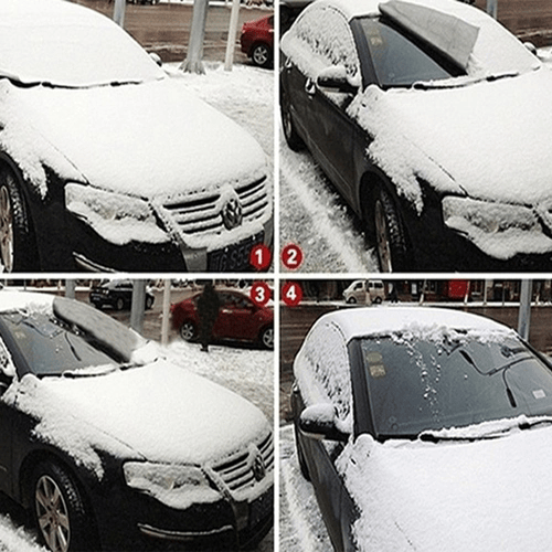 Araç Ön Cam Buzlanma Önleyici Branda