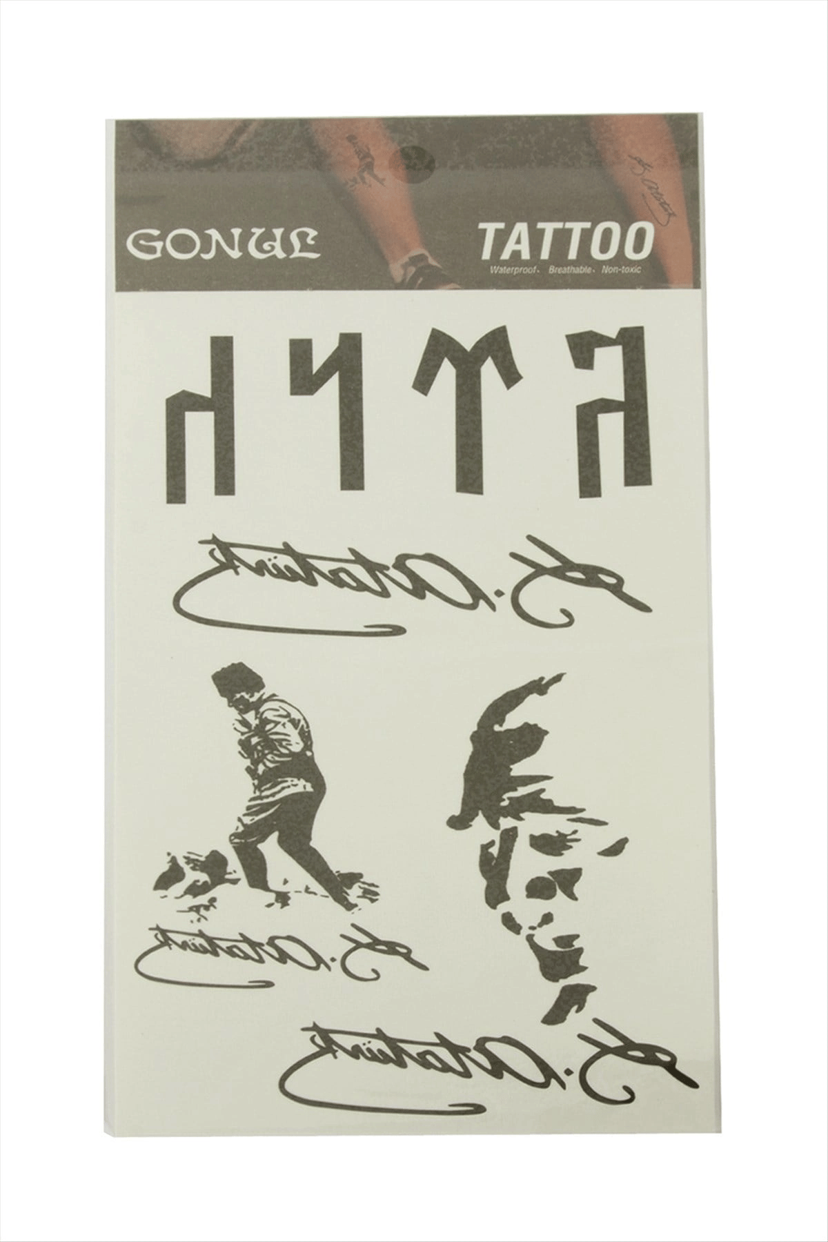 Atatürk Temalı Tattoo Dövme Sticker