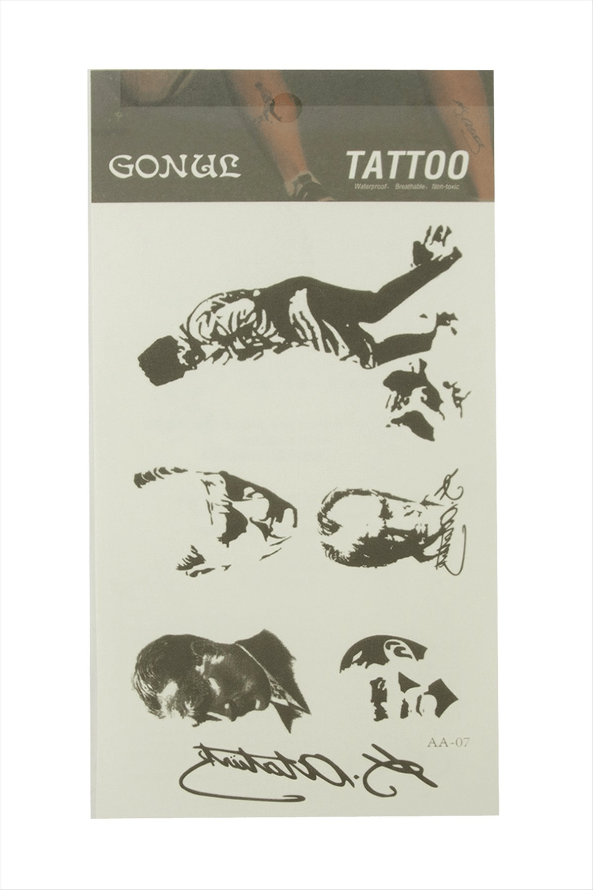 Atatürk Temalı Tattoo Dövme Sticker