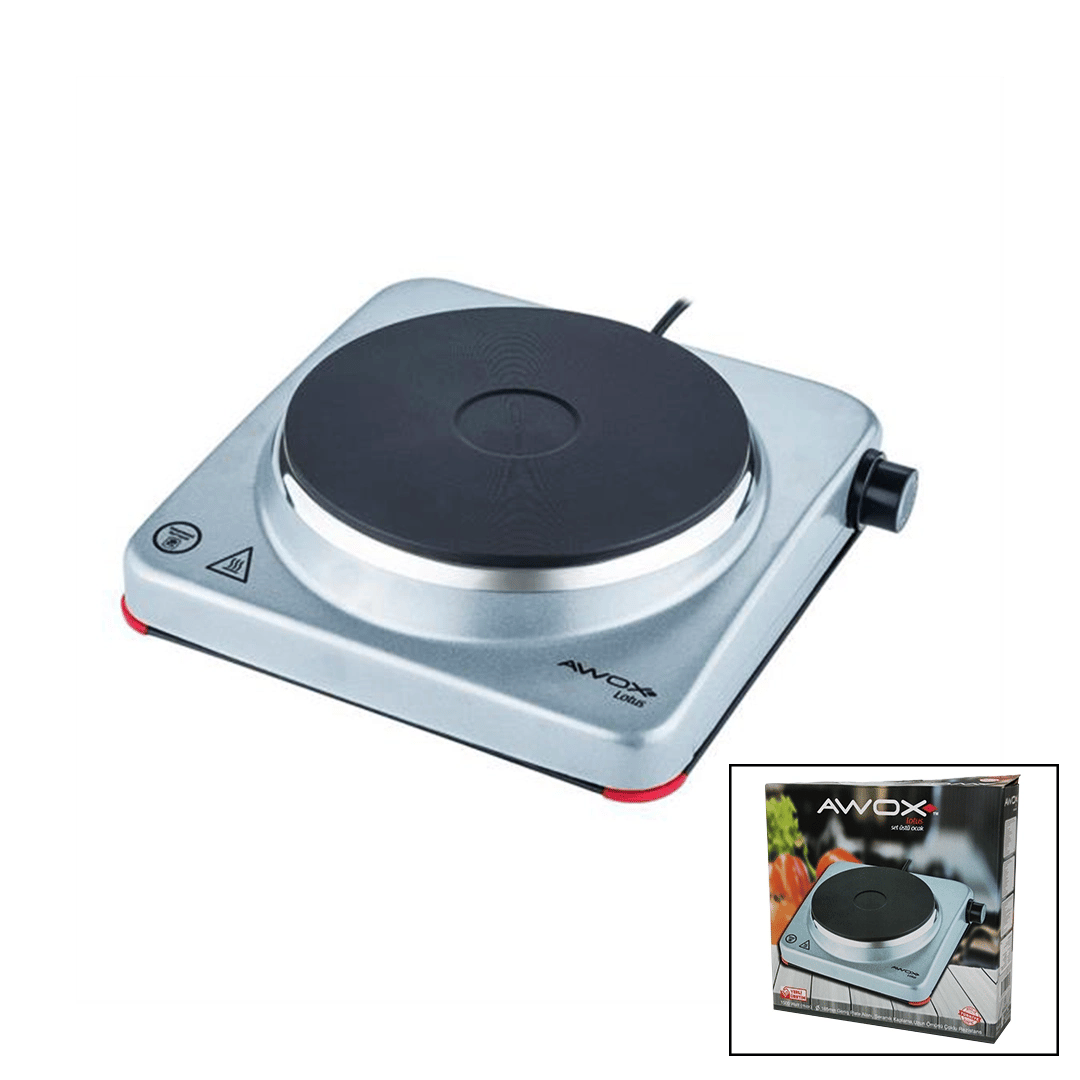 Awox Lotus Tek Gözlü Elektrikli Ocak Plate 185mm.1500w Bx40