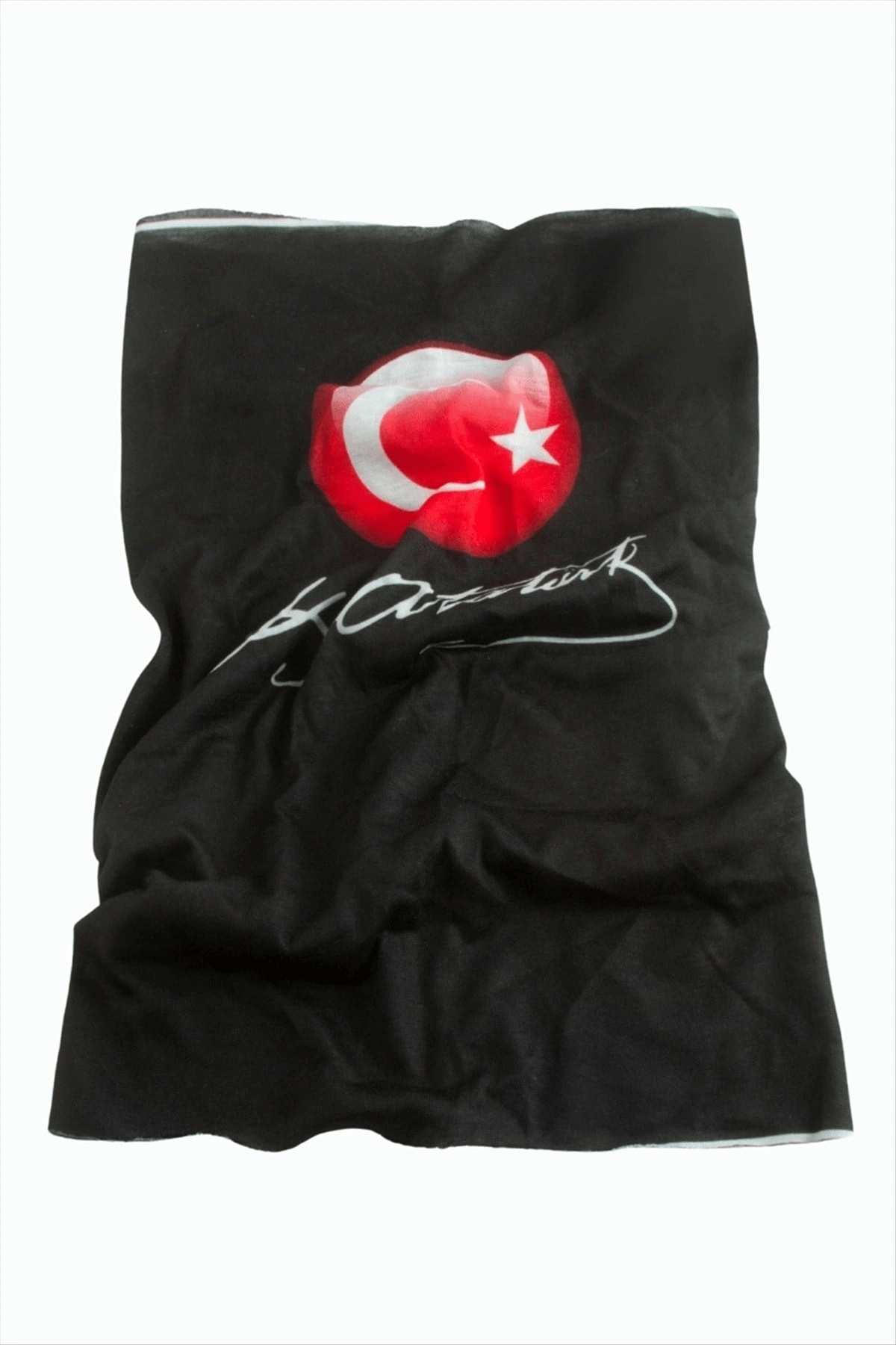 Ay Yıldız Desenli Baff Boyunluk
