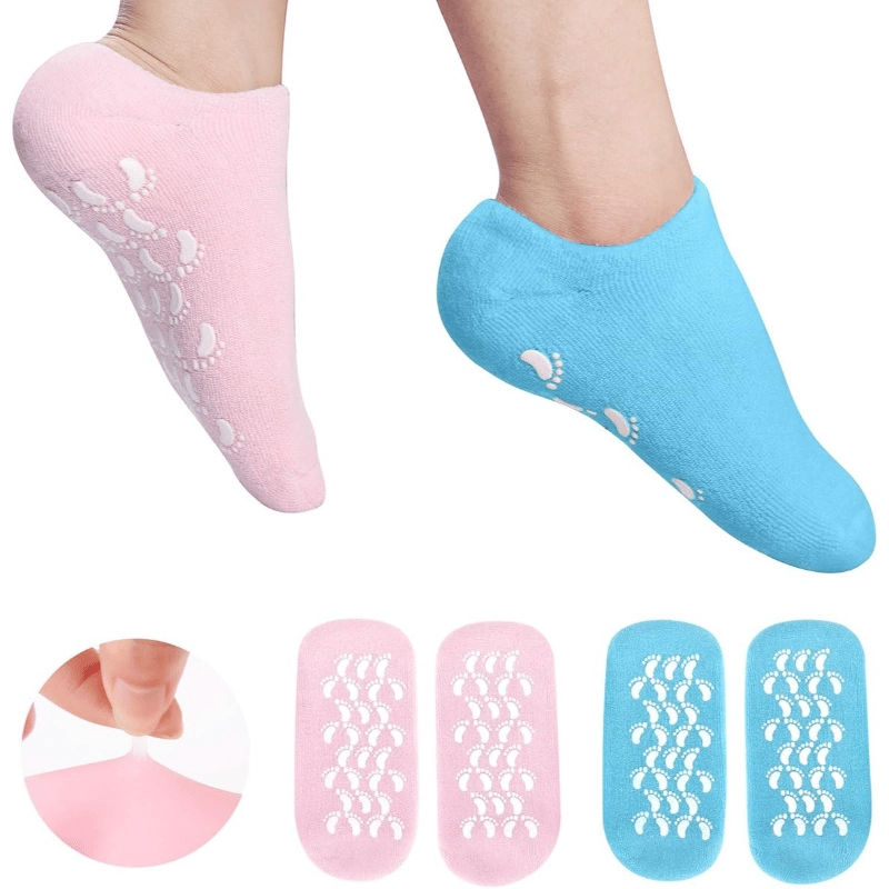 Ayak Nemlendirici Jel SPA Çorabı - Yumuşatıcı Jel Kaplama