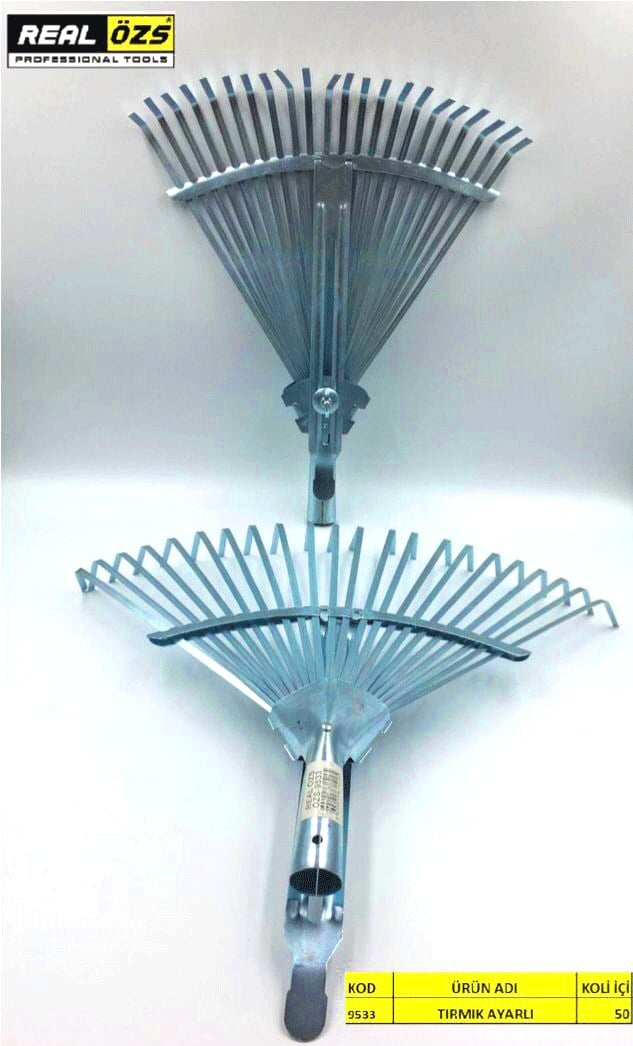 Ayarlı 22 Dişli Metal Tırmık Bx40