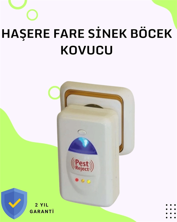 Bakım Gerektirmeyen Ultrasonik Haşere Kovucu – Uzun Ömürlü Kullanım