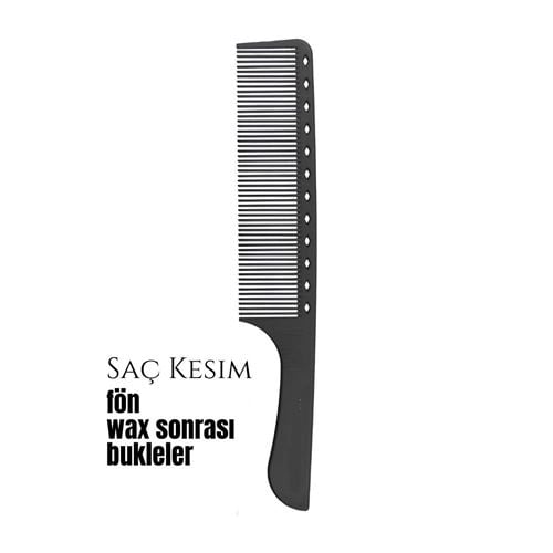 Berber Kuaför Saç Kesim Bukleli Saç Fön Wax Sonrası Tarak 720627