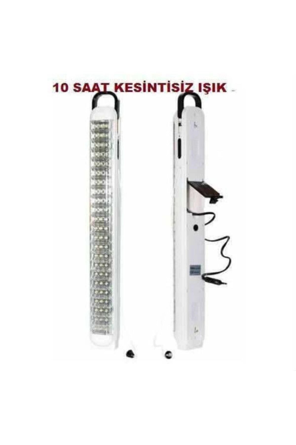 Beyaz renkli 69 ledli şarjlı ışıldak fener lamba aydınlatma ışık - Hobi & Eğlence