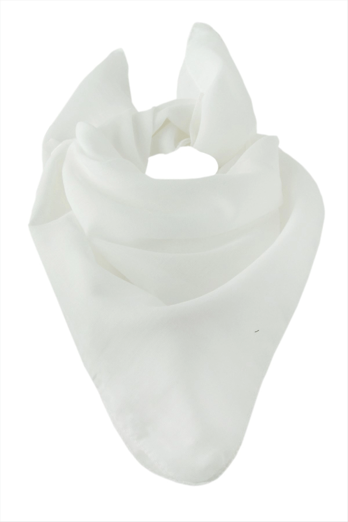 Beyaz Renkli Bandana 50*50