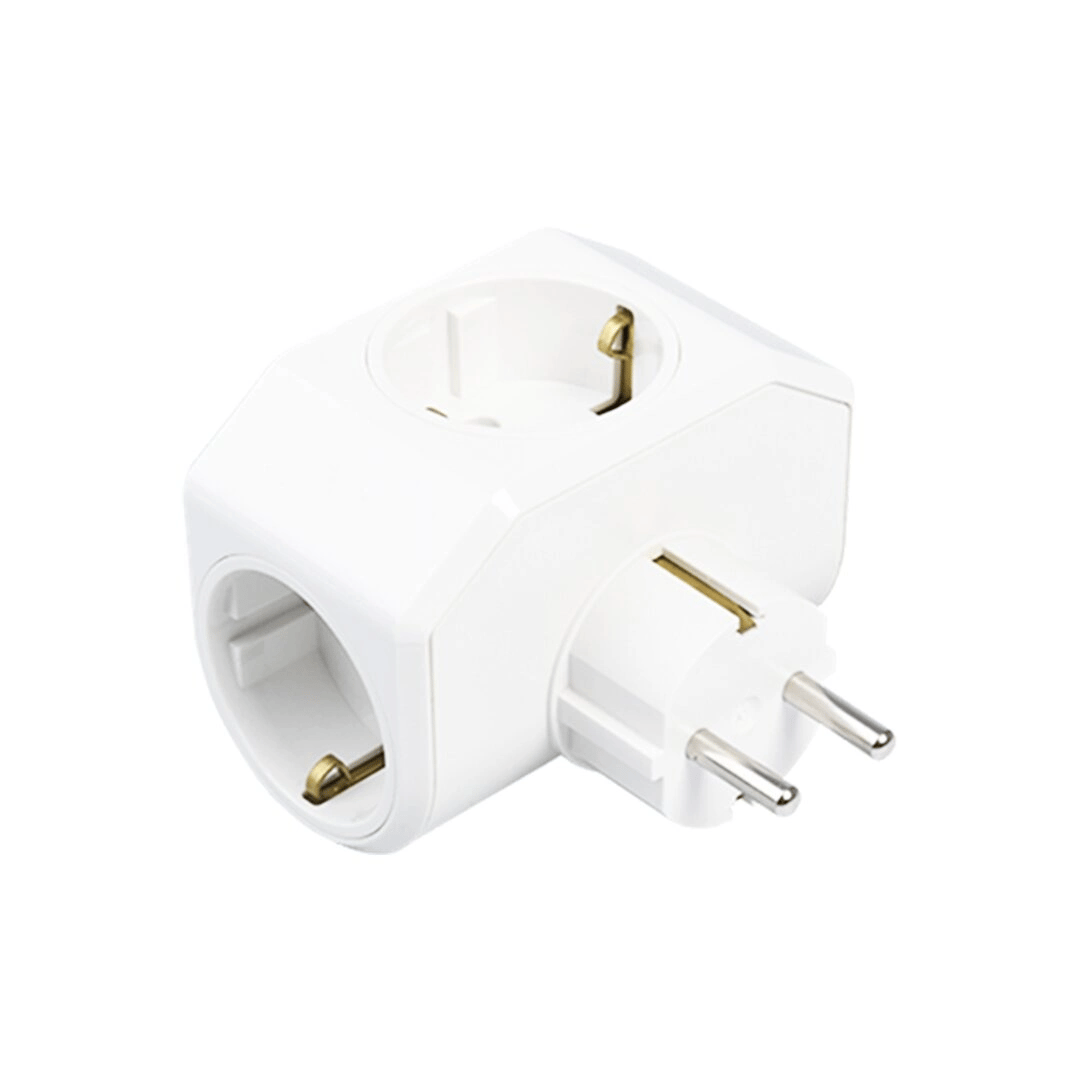 Beyaz Yonca Plus 3lü Topraklı Priz Fiş 03-zm Bx40