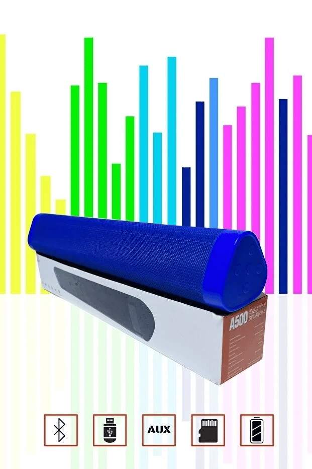 Bluetooth 5.0 Hoparlör Model A500 | Güçlü Bas Ve Harika Sese Sahip Kablosuz Bluetooth Hoparlör Bx40