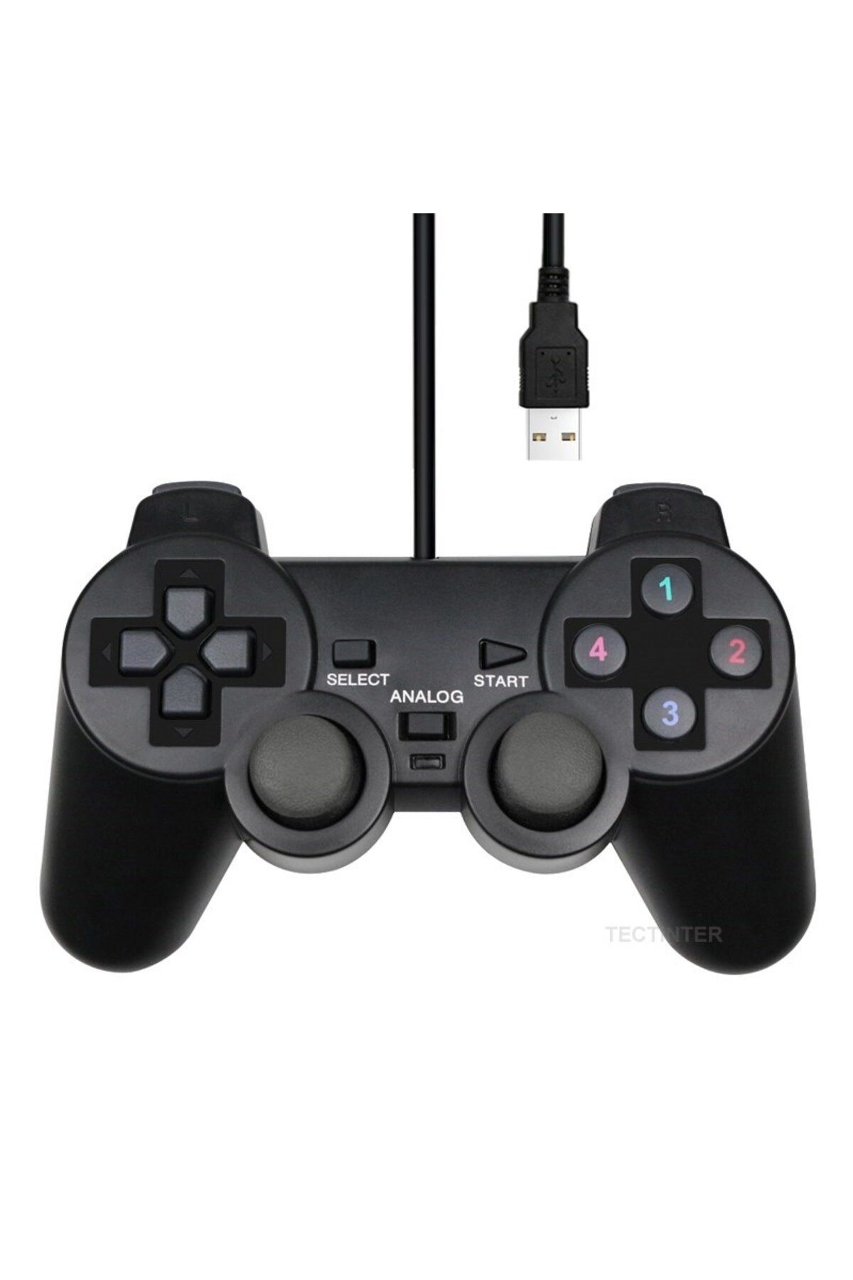 Bluetooth bağlantılı metalik renkli PC uyumlu titreşimli analog joystick oyun kolu