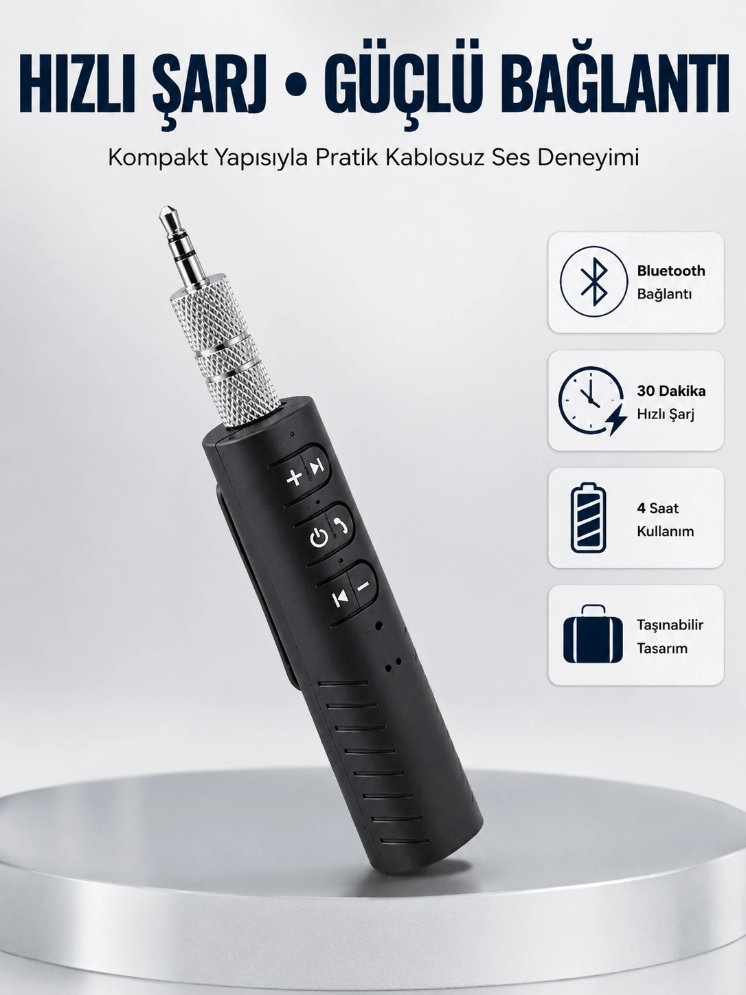 Bluetooth Destekli Ses Alıcısı – Eski Cihazlarınıza Yenilik Katın