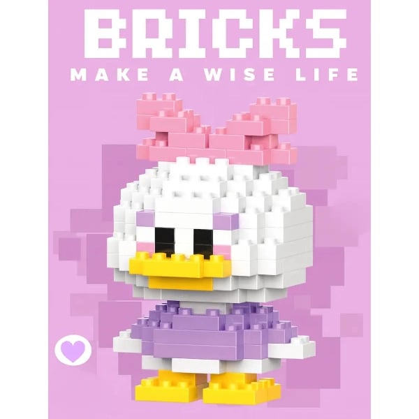 Bricks Daisy Duck Mini Lego Figürü