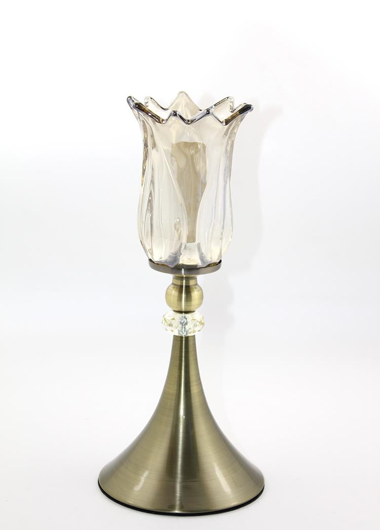 Cam Şamdan Tekli Model 2