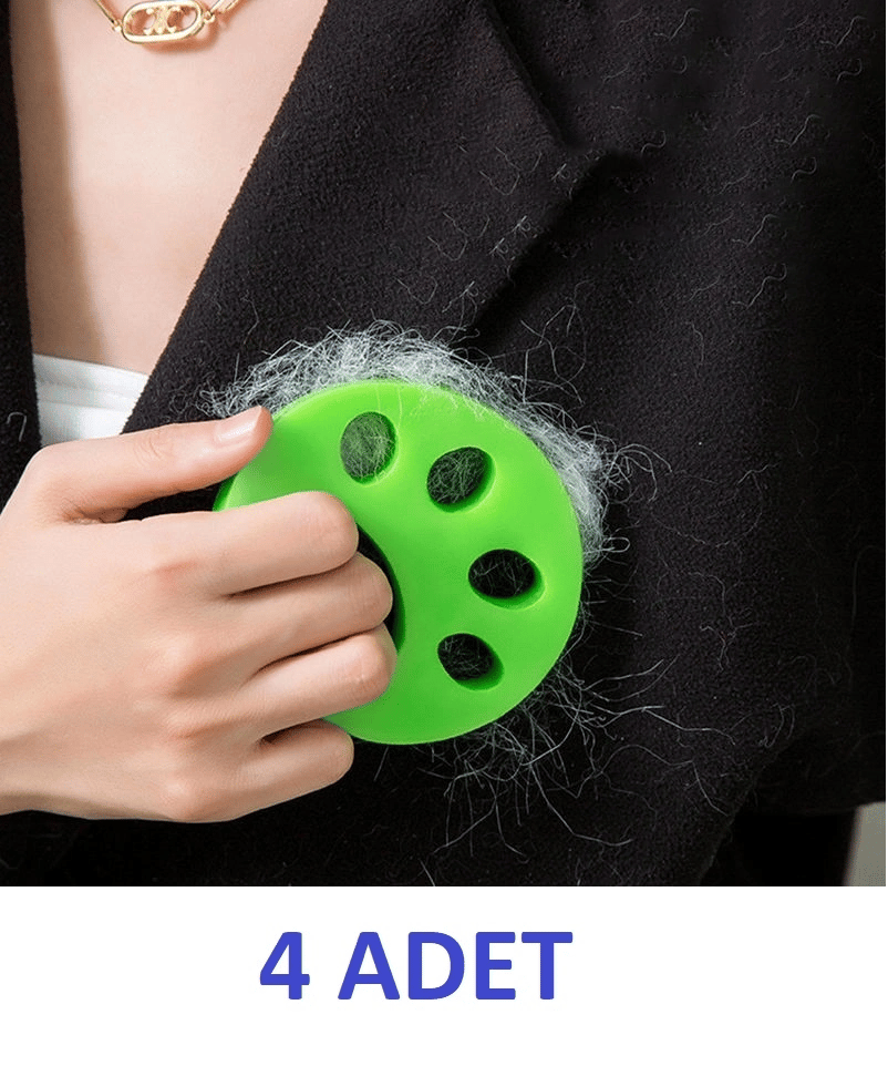 Çamaşır Makinesi Ve Evcil Hayvanlar İçin Tüy Toplayıcı Yıkanabilir Aparat 4 Adet Bx40