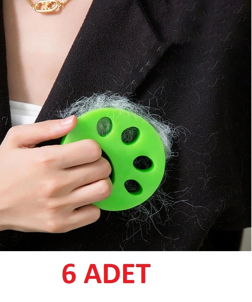 Çamaşır Makinesi Ve Evcil Hayvanlar İçin Tüy Toplayıcı Yıkanabilir Aparat 6 Adet Bx40