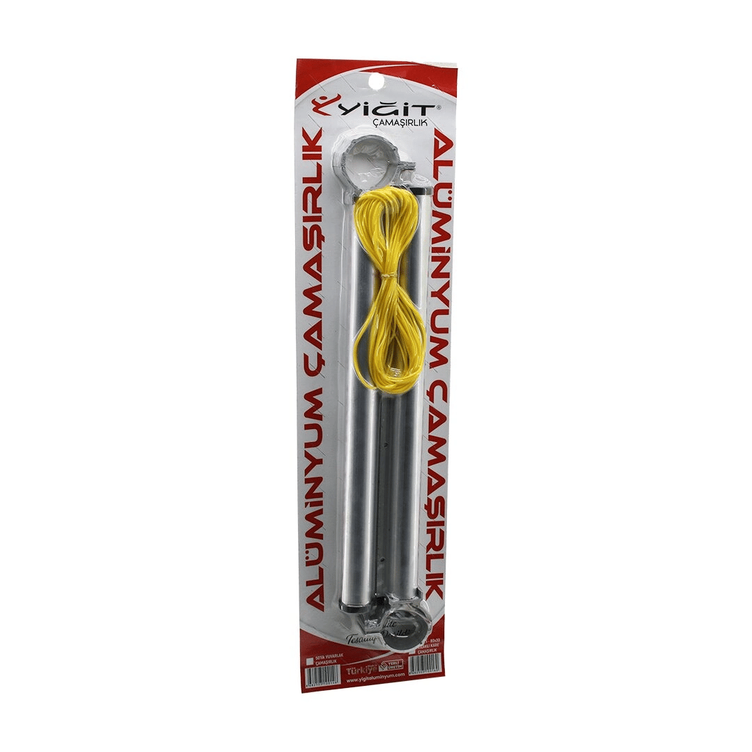 Çamaşırlık Yuvarlak Alüminyum Çamaşır Askısı Bx40