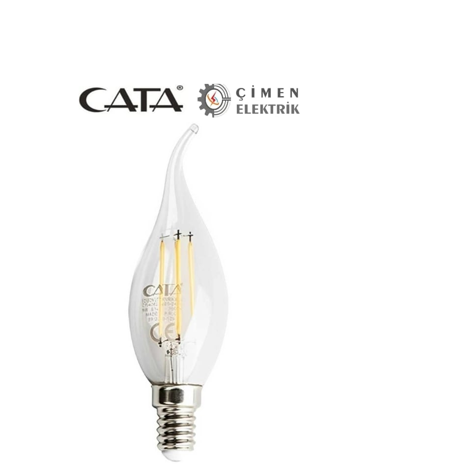 CATA CT 4062 4W Led Flament Ampul 3200K Günışığı E14 Duy