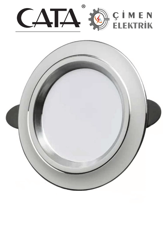 CATA CT 5257 Beyaz Kasa Zebra Led Spot 6W 3 Renkli