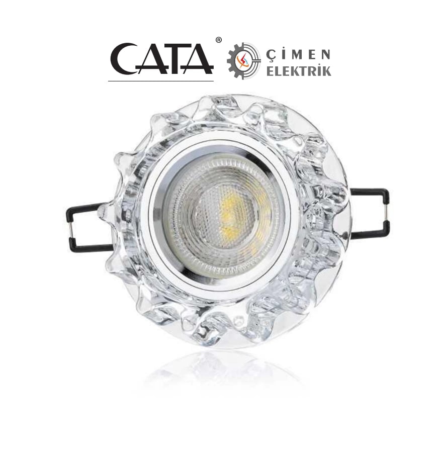 CATA CT 6595 Kristal Cam Led Spot Kasası