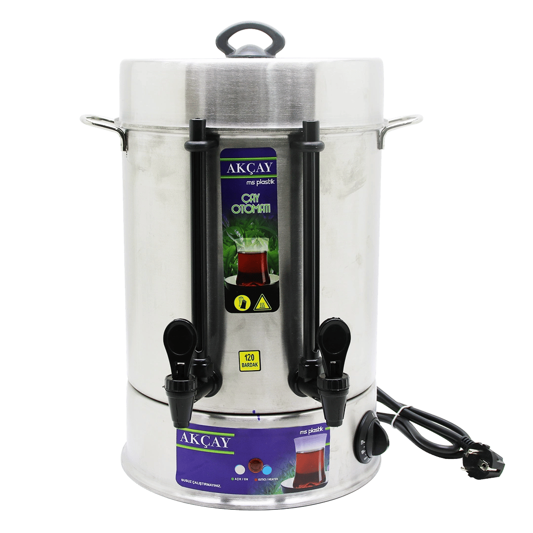 Çay Otomatı 120 Bardak Semaver Elektrikli Çay Makinesi ( Marka Değişkenlik Gösterebilir )  Bx40