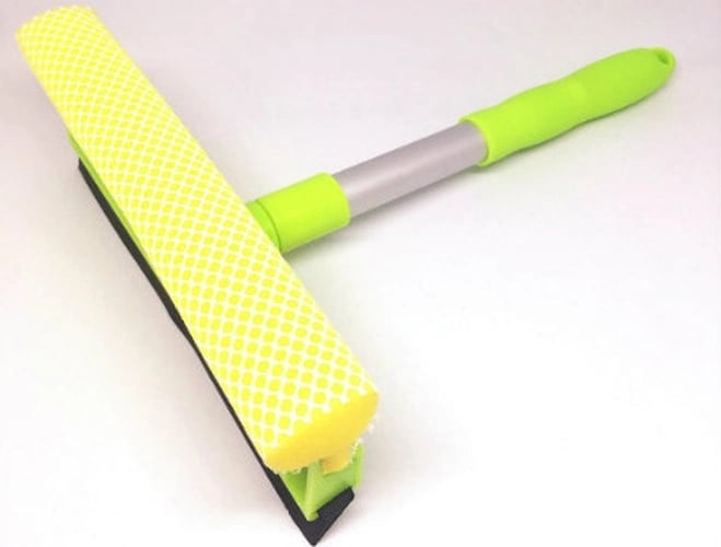 Çekçekli Pratik Cam Silme Aparatı Kısa Bx40