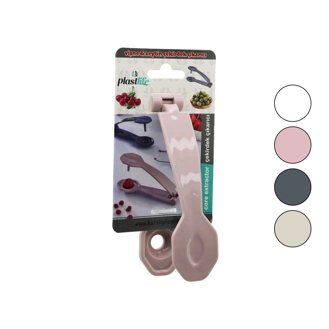 Çekirdek Çıkarıcı Vişne - Zeytin Vb. Renkli Plastik Bx40