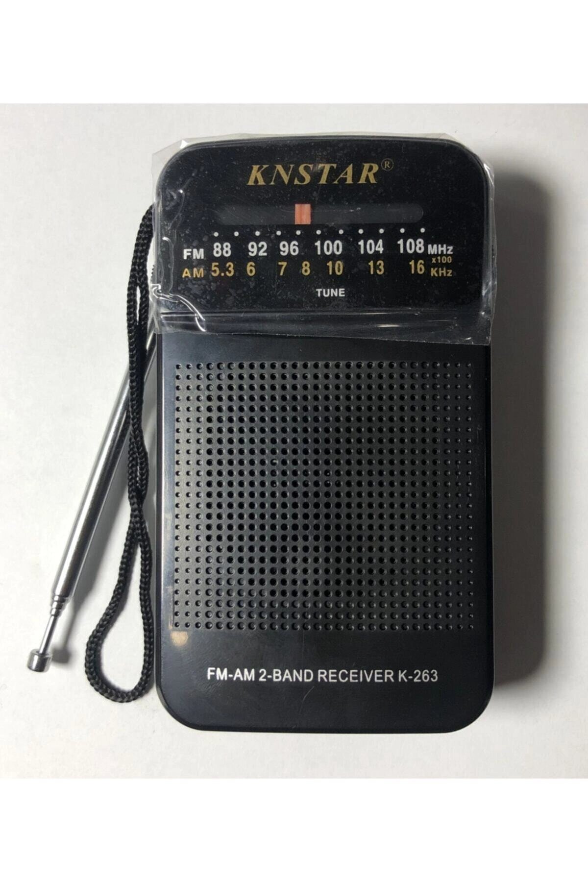 Cep tipi taşınabilir FM radyo, pilli, çok renkli, 2 yıl garantili - Elektronik - Müzik Sistemleri
