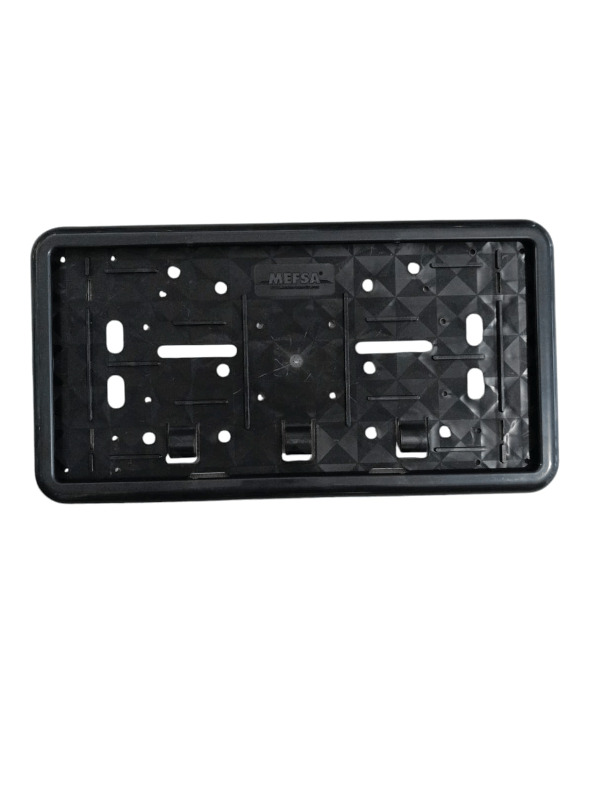 Çerçeveli Dikdörtgen  Plakalık Plaka Altlığı Siyah 32X17cm 1 Adet