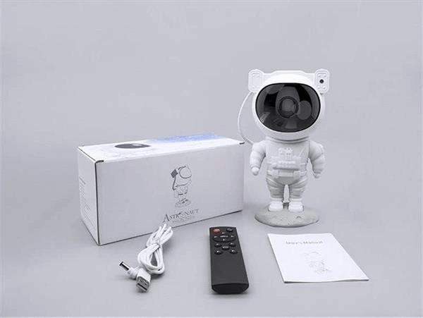 Çocuklara Özel Projeksiyon Astronot Lamba Speaker Sevimli