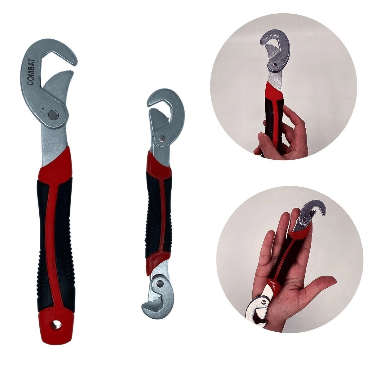 Çok Fonksiyonlu Ergonomik Ayarlanabilir Büyük Küçük Akıllı Pense Anahtar 2li Set Bx40