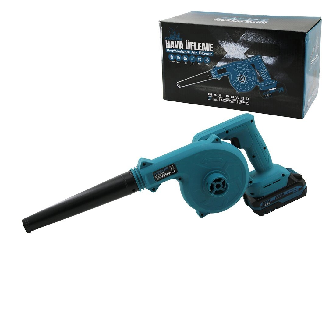 Cordless Bl11 Şarjlı Hava Üfleme Makine Körük - Kompresör 21v Üfleme Hız = 2m3 / Dak. Bx40