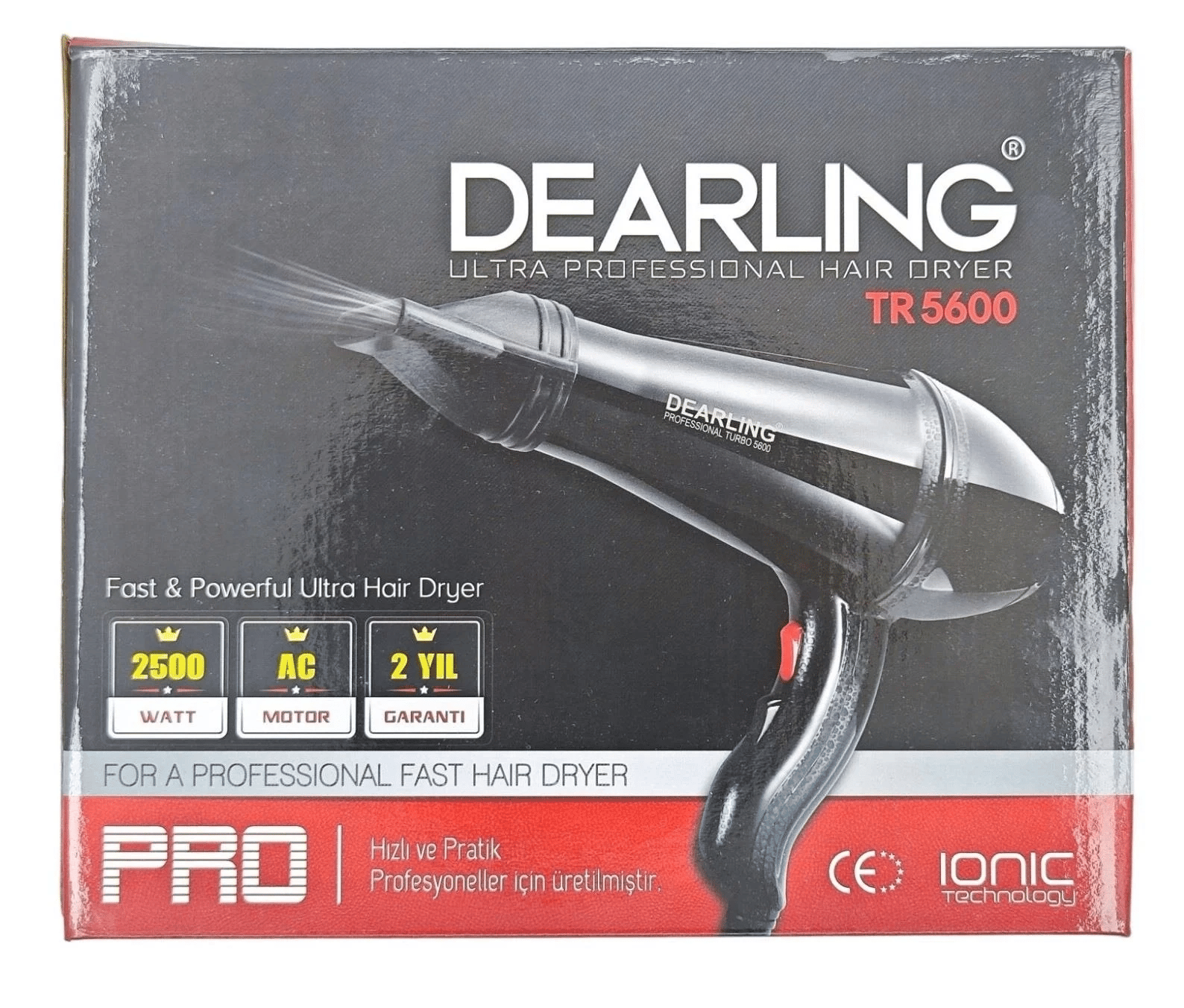 Dearling Turbo 5600 Fön Makinesi 2500 W Bx40
