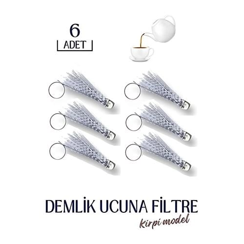 Demlik Ucuna Pratik Filtre 6 Adet 718918