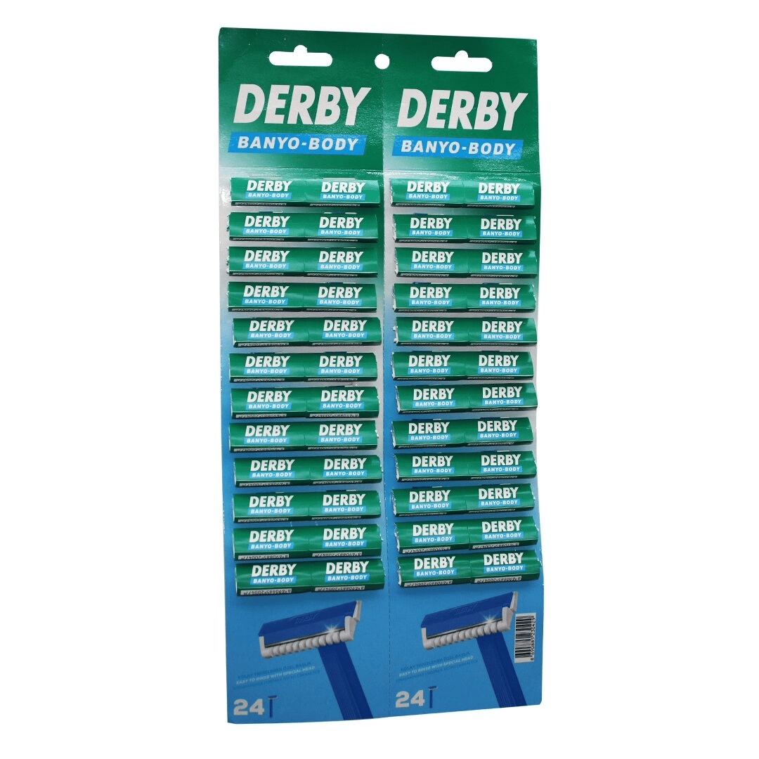 Derby Banyo Body Tek Bıçak Kartelalı Jilet 48pcs Bx40